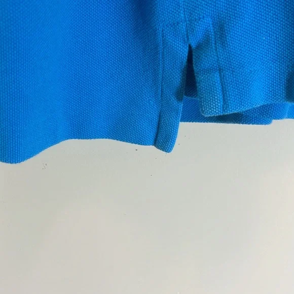 POLO by Ralph Lauren Blue with Pink Pony Slim Fit Short Sleeve Size XL - Picture 6 of 7